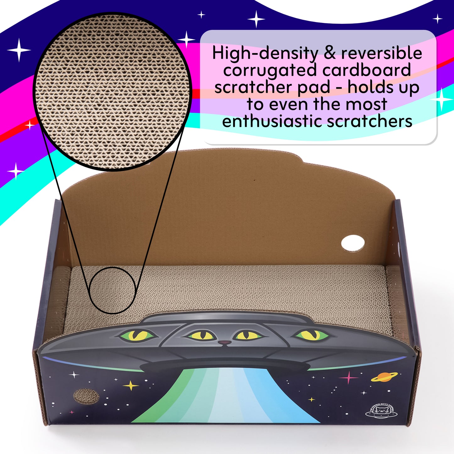 UFO Cat Scratcher Box