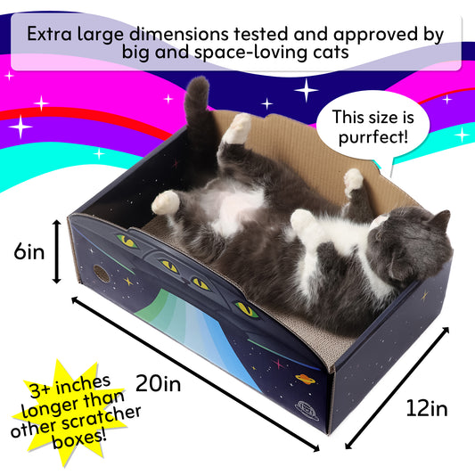 UFO Cat Scratcher Box