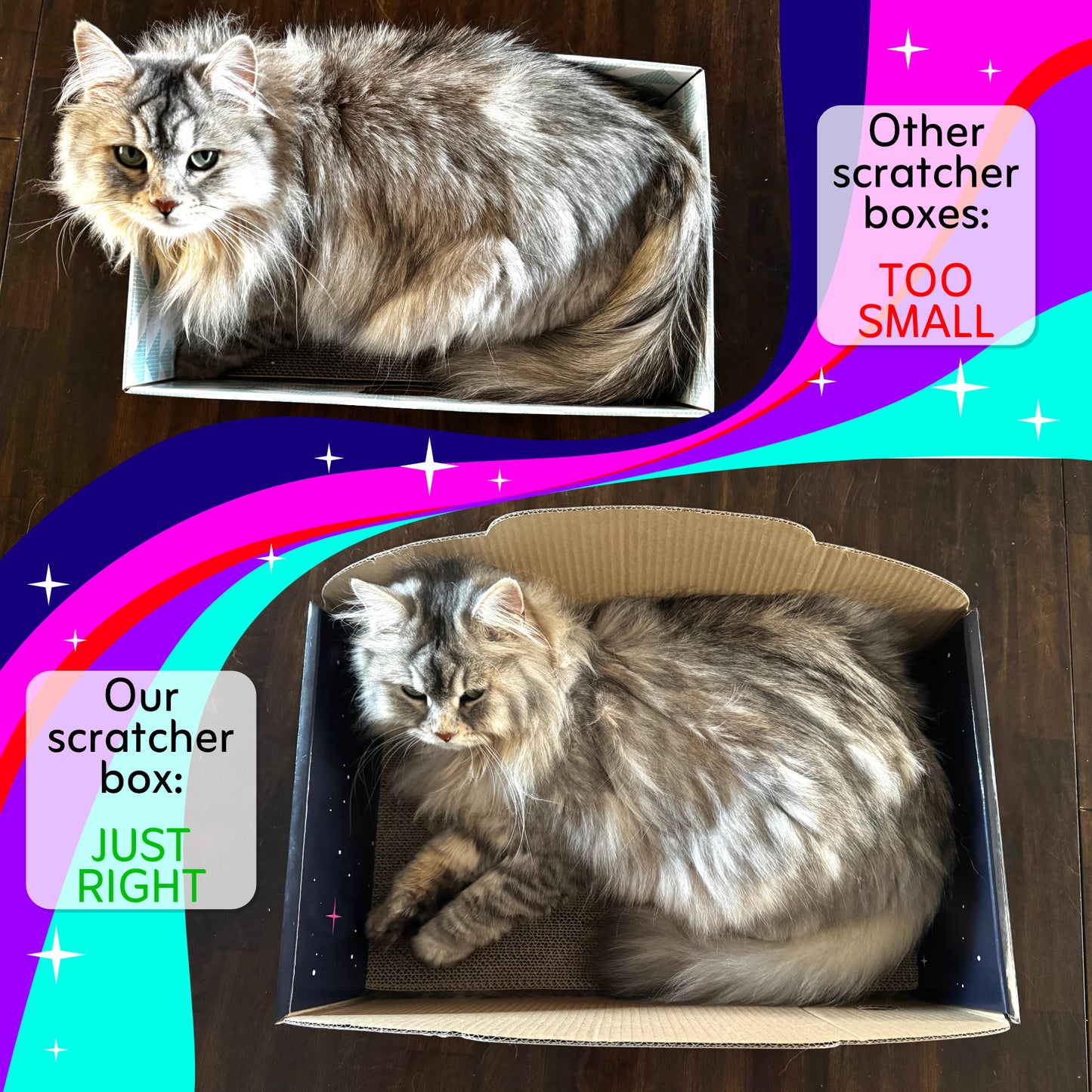 UFO Cat Scratcher Box